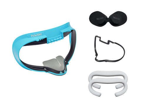 Bundled facial interface, foam replacement, glasses spacer and lens cover for Meta/Oculus Quest 2